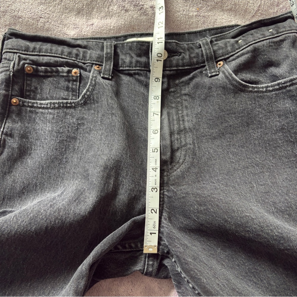 Abercrombie & Fitch Women's Gray Straight Leg Jeans Low Rise 29/8R - Picture 11 of 12